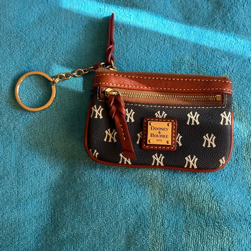 Dooney & Bourke Yankee Baseball Coin Purse